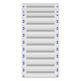 Distribution board insert KVN 60mm, 4-42K, 11-rows