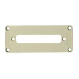 Adapter plate (industrial connector), Plastic, Colour: grey, Size: 6