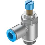 GRLA-1/2-QS-12-RS-D One-way flow control valve