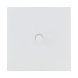 Art d'Arnould universe Epure round button push 2A - satin white