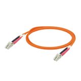 (Assembled) Fibre-optic data cable, ZIPCORD, LC-Duplex IP 20, LC-Duple