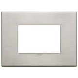 Plate 3M metal brushed nickel