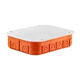 Flush mounted junction box M6x60FP MULTIWALL orange