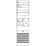 KA3201 Meter panel, Field width: 1, Rows: 0, 900 mm x 250 mm x 160 mm, IP2XC