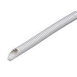 Pliable conduit M63, 320N-light, 25m, lightgr., halogen-free