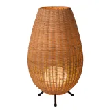 Lucide COLIN - Table lamp - Ø 30 cm - 1xG9 - Light wood