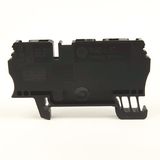 Allen-Bradley, 1492-L3T-B, Spring Clamp Terminal Block, One-Circuit Feed-Through Block, 2.5mm² (# 30 AWG - # 12 AWG), 2 Connection points on one side, Blue,