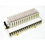 Output Terminal Block for NPN output unit, 16 points, Relay coil volta G7TC7019B