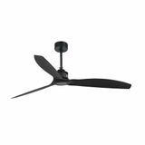 JUST FAN BLACK/BLACK CEILING FAN WITH DC MOTOR