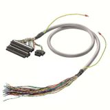 PLC-wire, Digital signals, 36-pole, Cable LiYCY, 1 m, 0.50 mm²