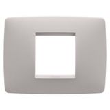 ONE PLATE - IN PAINTED TECHNOPOLYMER - 2 MODULE - NATURAL BEIGE - CHORUSMART