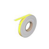 Device marking, halogen-free, Self-adhesive, 30000 x Polyester, yellow