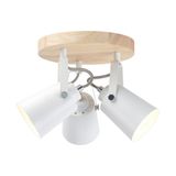 Dera Round Ceiling light 3xE14 Natural Wood