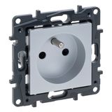 2P+E FRENCH SOCKET, AUTO TERMINALS, ALUMINIUM