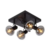 MADEE Ceiling spotlight  4x E14/25W Back/Smoke gla