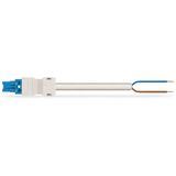 pre-assembled connecting cable Eca Plug/open-ended white