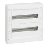 Distribution cabinet XL³ 125 - 2 rows - 36 modules - surface mounting