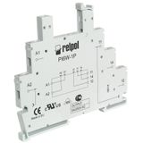 Relay socket for RM699BV - Input: 36VDC, width: 6,2mm