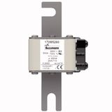 Fuse-link, high speed, 500 A, AC 690 V, DIN 2, 61 x 77 x 138 mm, aR, DIN, IEC, single indicator