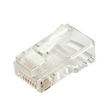 RJ-45 Connector UTP Cat.5e 10x for patch cord, crimp type