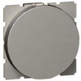 Arteor Blanking Plate 2 Module Round Magnesium