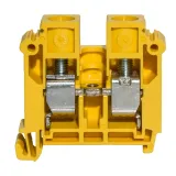 Rail-mounted screw terminal block ZSG1-16.0z yellow