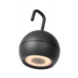 Lucide SPHERE - Pendant light Outdoor - Ø 10,2 cm - LED Dim. - 1x2W 2700K - IP54 - Anthracite