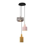 Lucide NINJA - Hanging lamp - 3xE27 - Multicolor