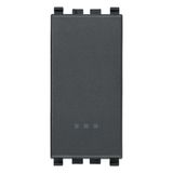 1P 16AX 2-way switch grey