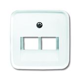 1803-02-214-500 CoverPlates (partly incl. Insert) carat® Alpine white
