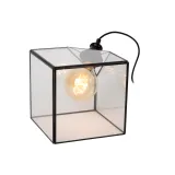 DAVOS Table lamp-Transp.-1xE27-60W-Glass