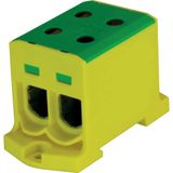 Terminal block 2x95mm², 500A Cu / 440A Al