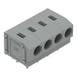 PCB terminal block 2.5 mm² Pin spacing 5/5.08 mm gray