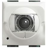 Flush mounted 2 wire indoor colour camera, white 391658
