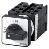 Multi-speed switches, T0, 20 A, flush mounting, 6 contact unit(s), Contacts: 11, 60 °, maintained, With 0 (Off) position, 0-1-2-3, Design number 8459