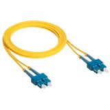 Ultra OS2 single-mode LCS³ duplex SC/SC optical cable - length 3m