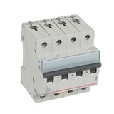 MCB TX³ 6000 - 4P - 400 V~ - 40 A - C curve - prong-type supply busbars