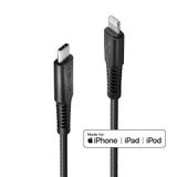 1m Reinforced USB Type C to Lightning Cable USB Typ C Male to Lightning Male