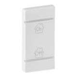 Cover plate Valena Life - GEN/ON/OFF marking - left-hand side mounting - white