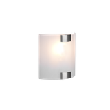 Pura wall lamp 20 cm E27 brushed steel