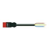 pre-assembled connecting cable;Eca;Plug/open-ended;red