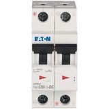 Miniature circuit breaker (MCB), 50 A, 2p, characteristic: C, DC