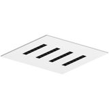 DAISY 39W 5210lm 4000k 595x595  luminaire /4 soros/4x280mm white Optika