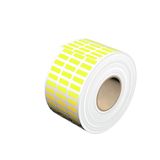 Device marking, Self-adhesive, halogen-free, 15 mm, Polyester, yellow