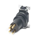 Flush-type connector