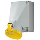 Wall mounted recept., 63A3p4h110V, IP44