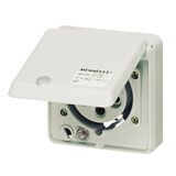 Cepex pm receptacle 16A5p6h400V IP44