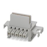 DIN rail bus connectors