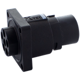 MQ15-X-Power male receptacle front mount only housing