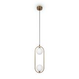 Modern Ring Pendant lamp Brass